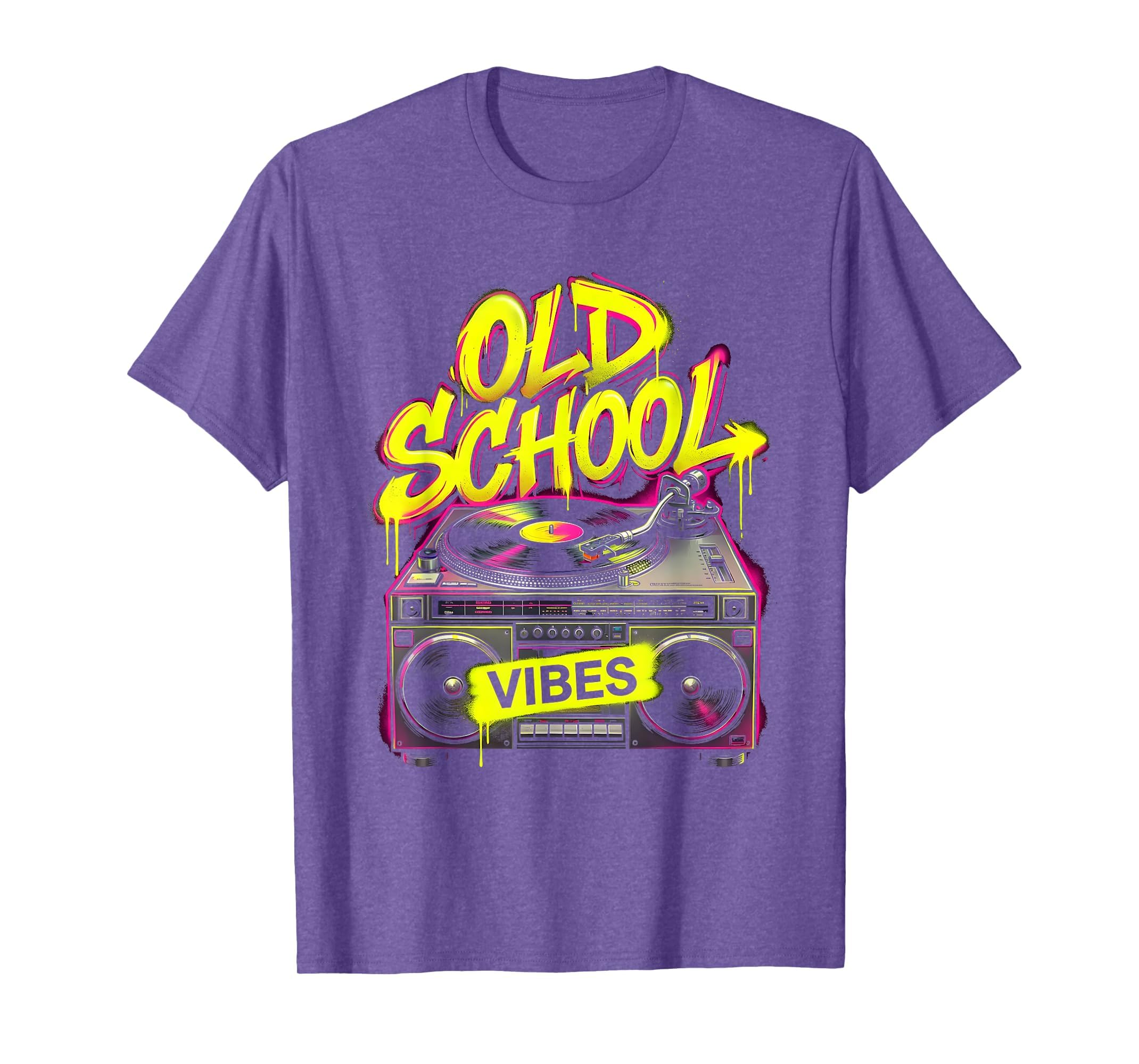 Old School Vibes Hip Hop T-Shirt - Trendy Graphic Unisex - T-Shirt, Sweatshirt, Hoodie