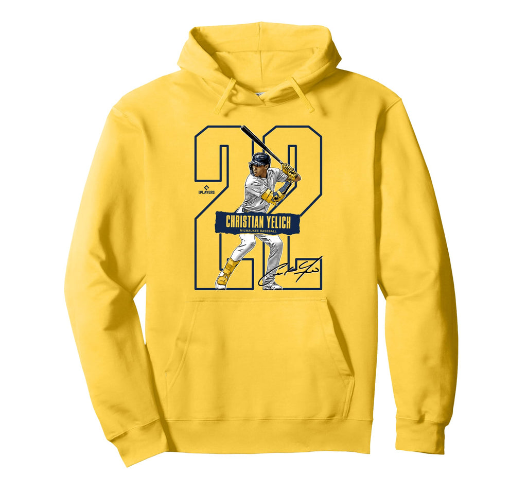Christian Yelich Milwaukee Baseball Hoodie - Unique Graphic Men Women - T-Shirt, Sweatshirt, Hoodie