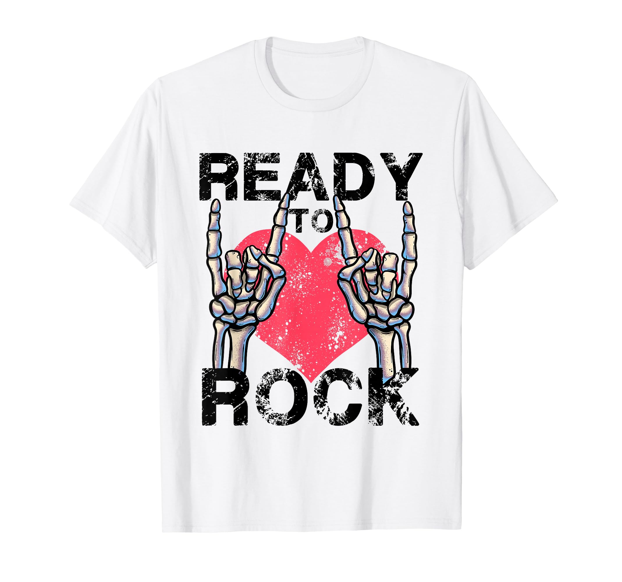 Ready To Rock Lets Rock Rock Roll T-Shirt - Fun Novelty Design for Adults - T-Shirt, Sweatshirt, Hoodie