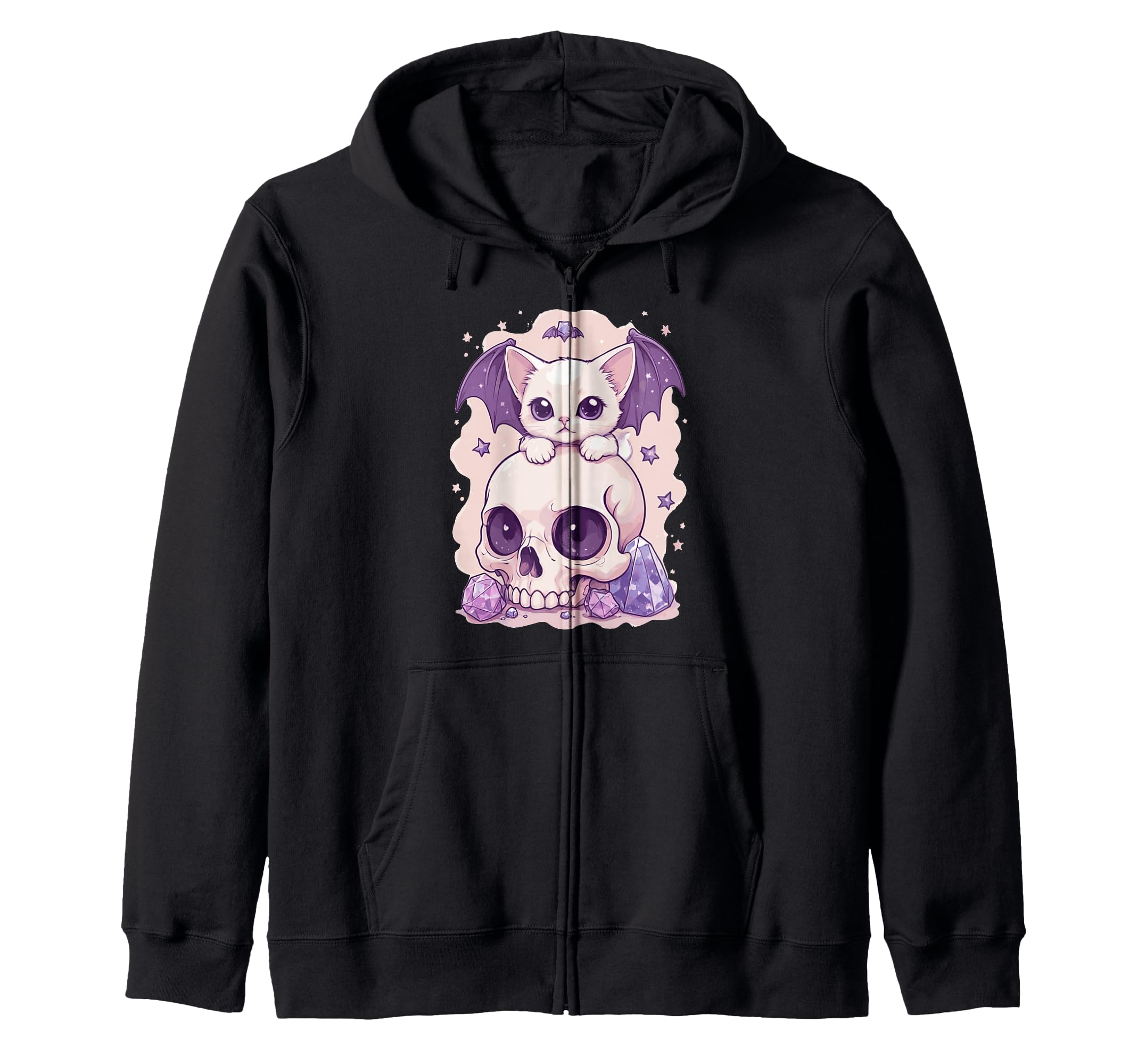 Pastel Goth Anime Manga Vaporwave Hoodie - Minimalist Print for Adults - T-Shirt, Sweatshirt, Hoodie