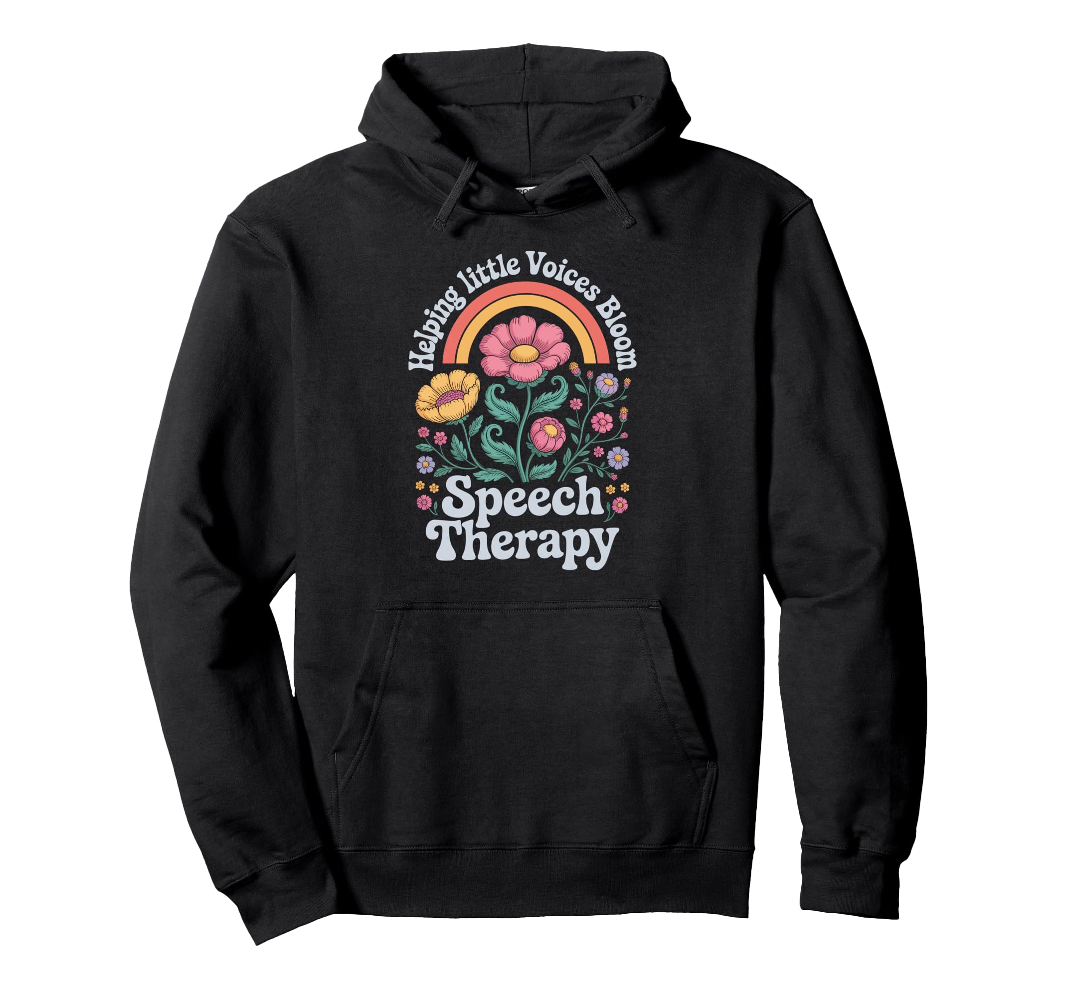 Helping Little Voices Bloom Speech Hoodie - Aesthetic Graphic Men Women - T-Shirt, Sweatshirt, Hoodie