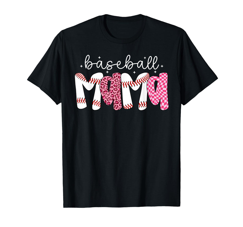 Preppy Baseball Mama Baseball Mom T-Shirt - Casual Everyday Wear Men Women - T-Shirt, Sweatshirt, Hoodie
