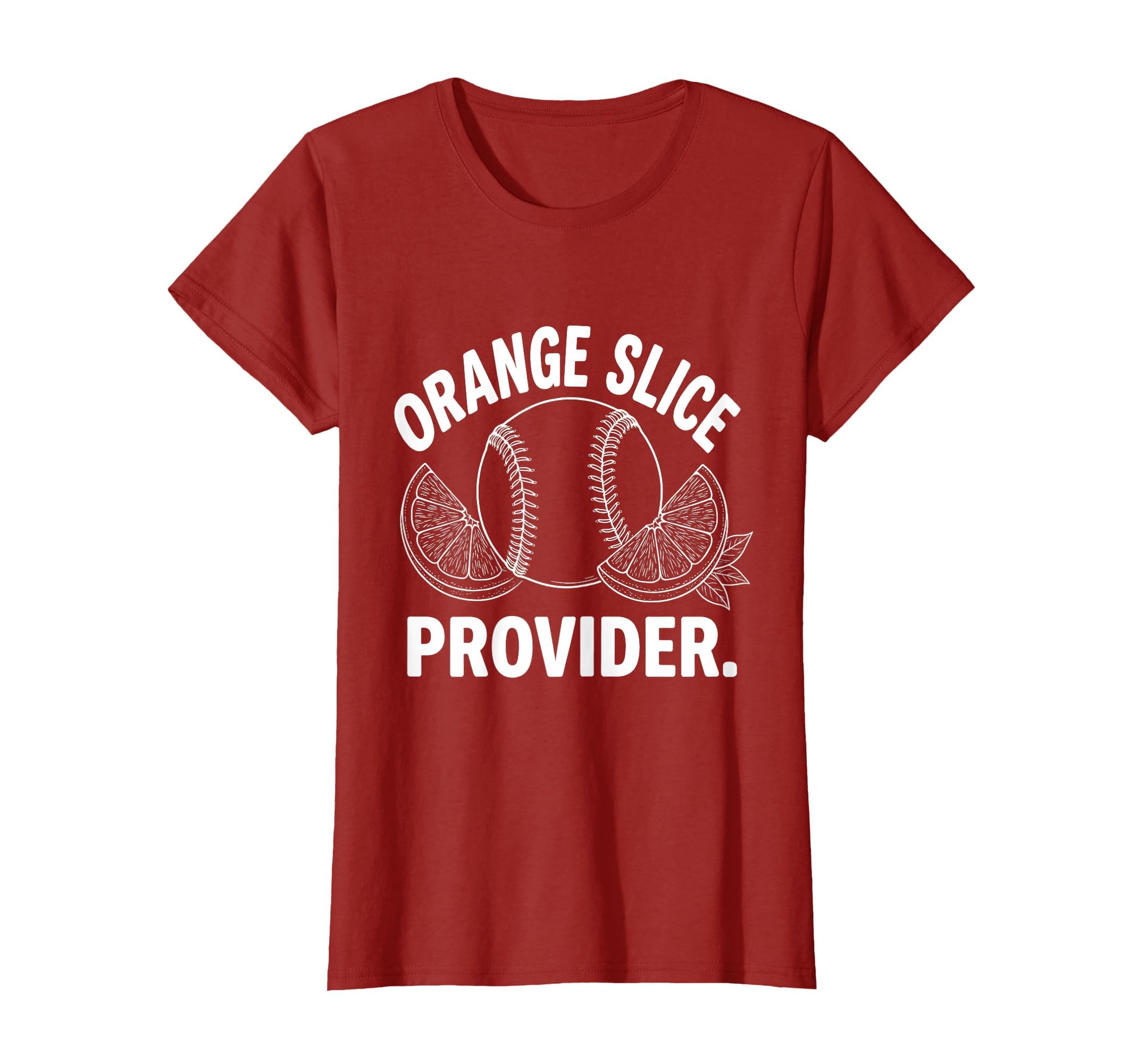 Orange Slice Provider Baseball Mom T-Shirt - Aesthetic Graphic for Adults - T-Shirt, Sweatshirt, Hoodie
