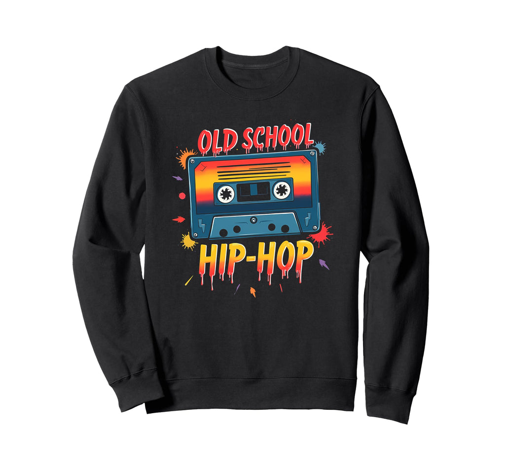 Exciting Old School Hiphop Cassette Sweatshirt - Minimalist Print Men Women - T-Shirt, Sweatshirt, Hoodie