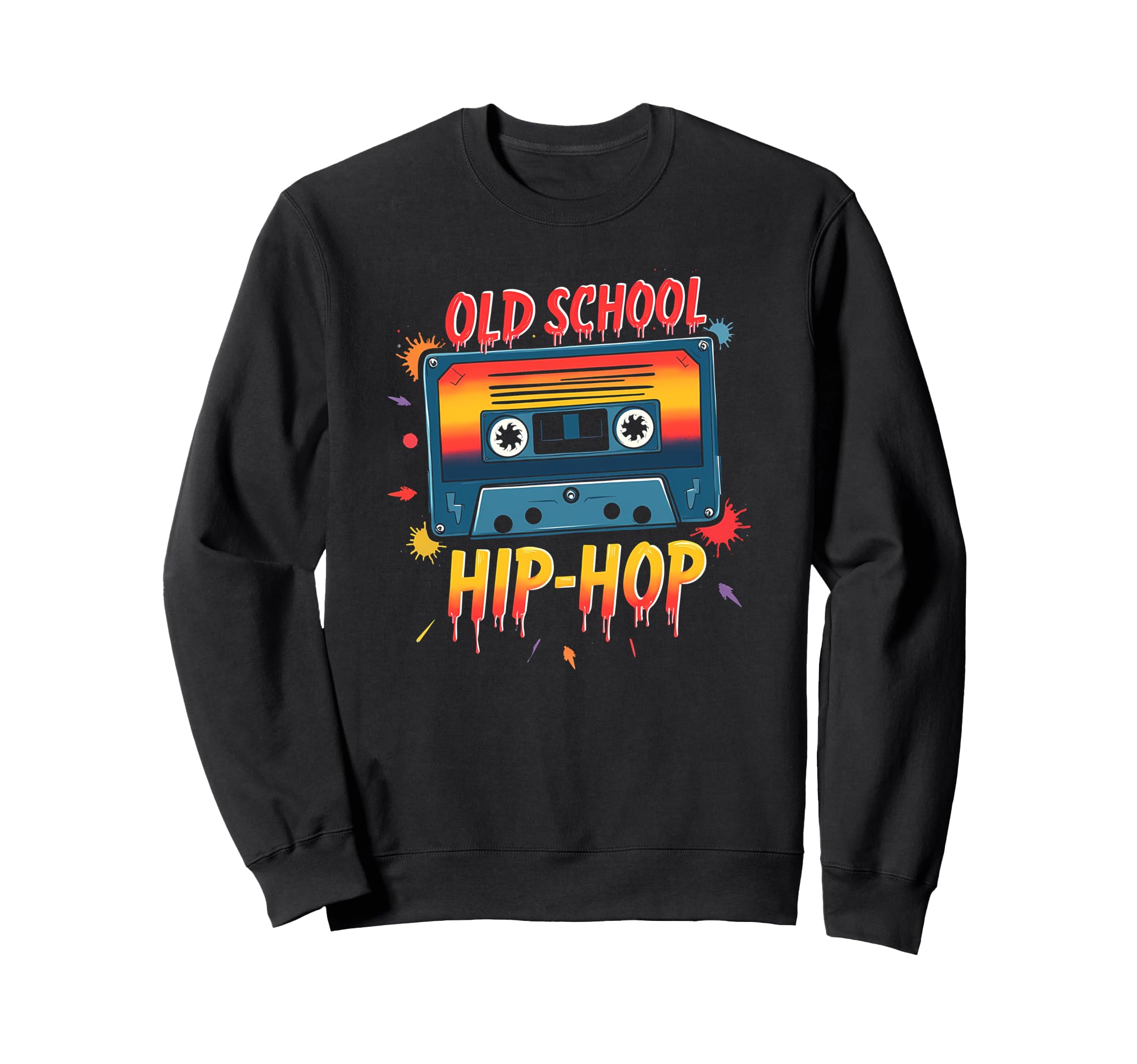 Exciting Old School Hiphop Cassette Sweatshirt - Minimalist Print Men Women - T-Shirt, Sweatshirt, Hoodie
