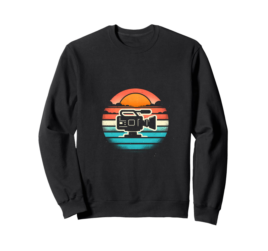 Camera Sunset Sweatshirt - Graphic Print Unisex - T-Shirt, Sweatshirt, Hoodie