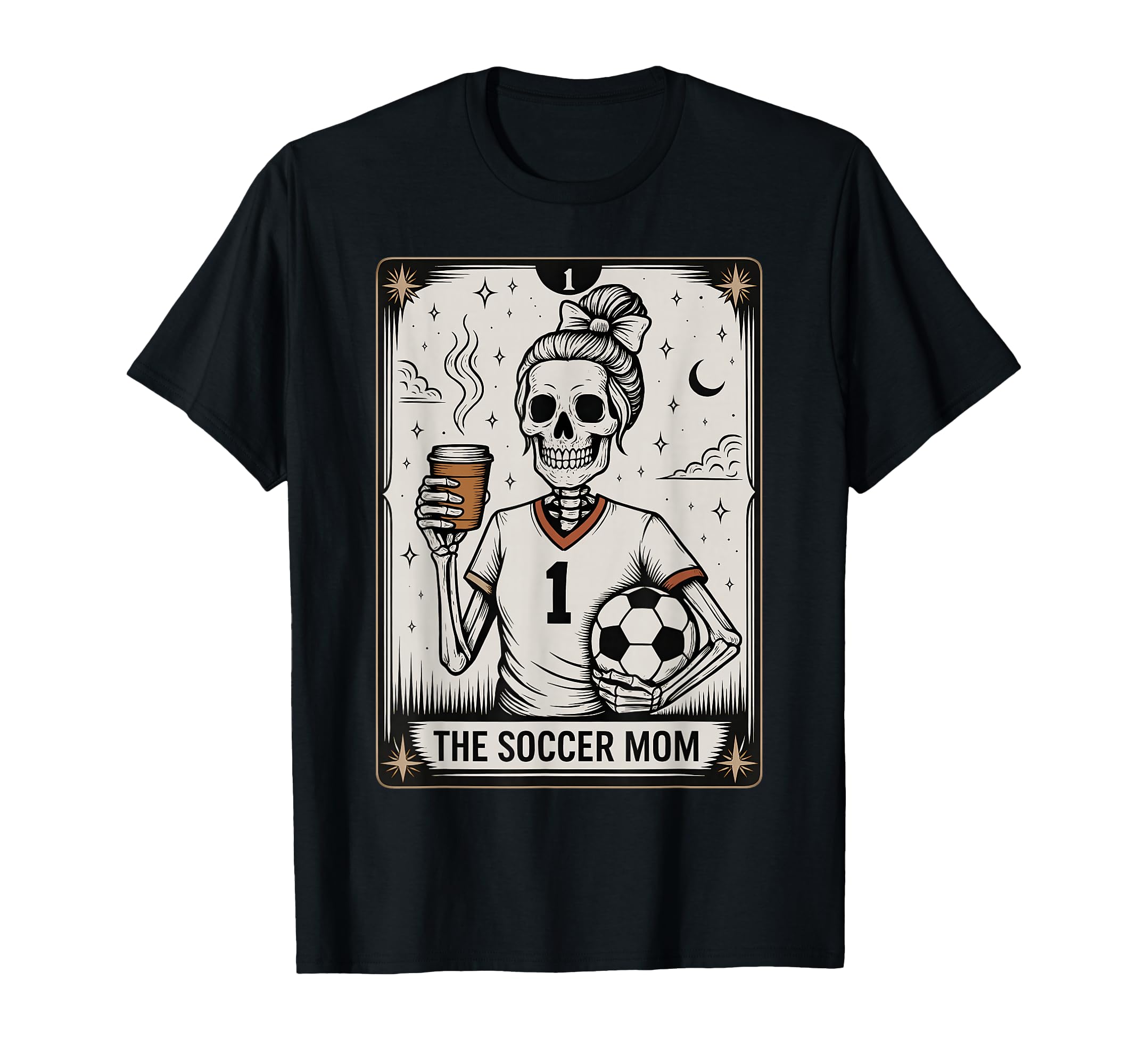 Soccer Mom Tarot Card Halloween Soccer T-Shirt - Custom Art Print Unisex - T-Shirt, Sweatshirt, Hoodie