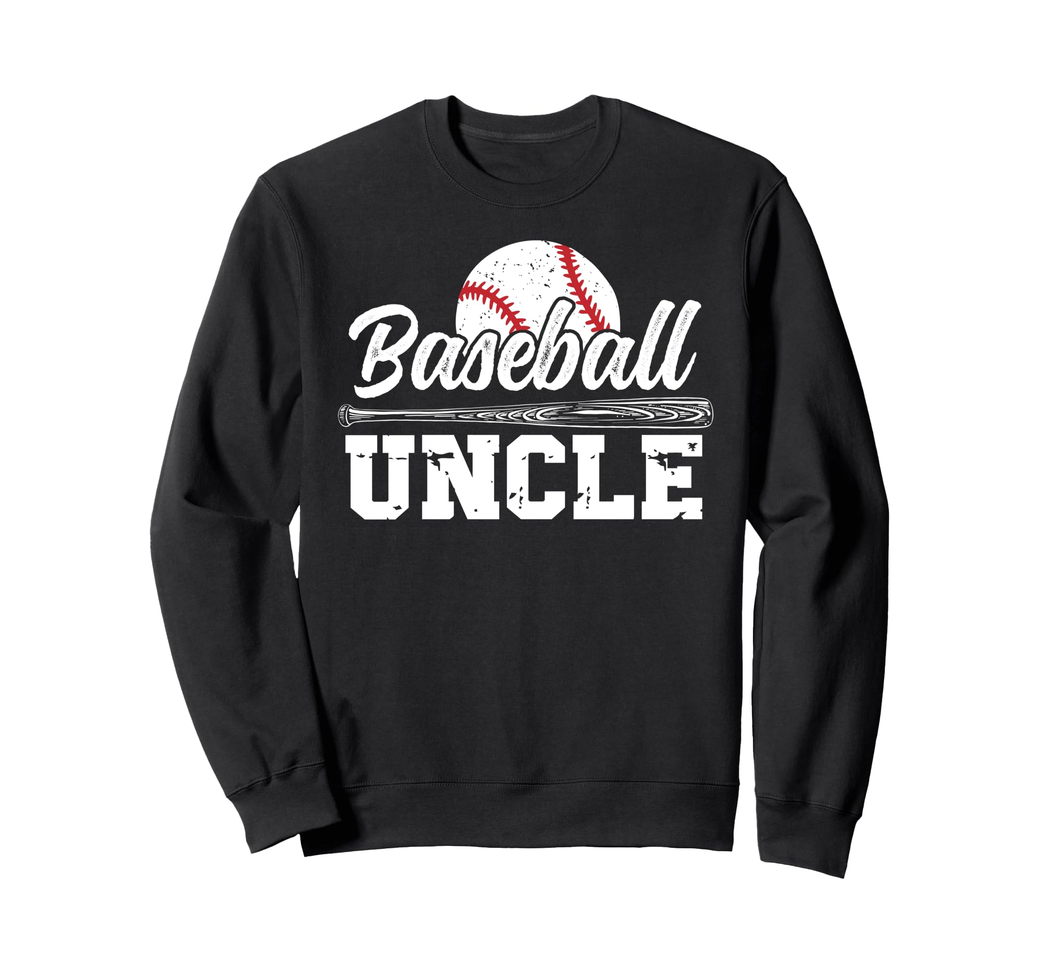 Baseball Uncle Best Uncle Baseball Sweatshirt - Graphic Print for Adults - T-Shirt, Sweatshirt, Hoodie