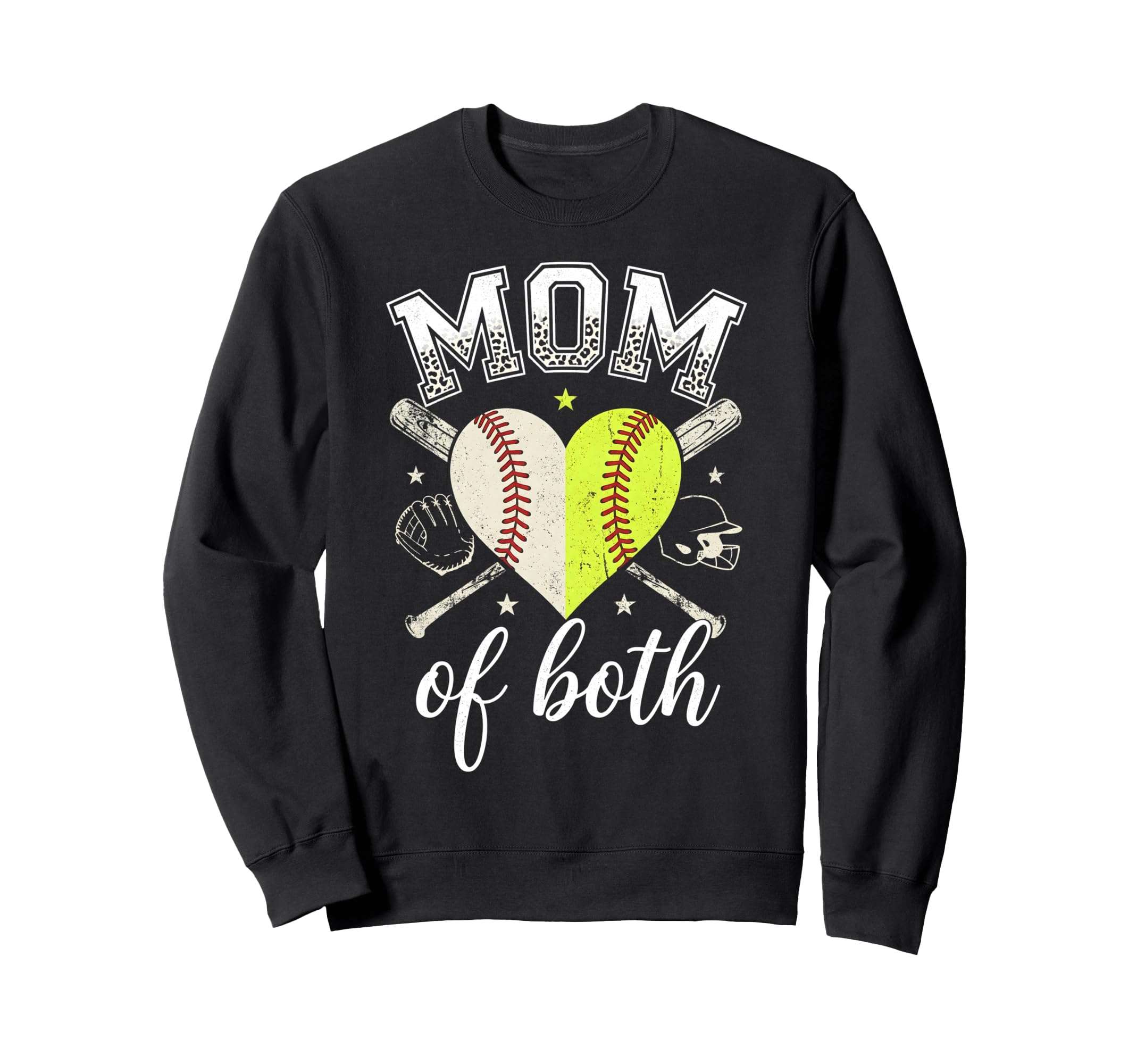 Funny Mom Both Game Day Baseball Sweatshirt - Casual Everyday Wear Unisex - T-Shirt, Sweatshirt, Hoodie