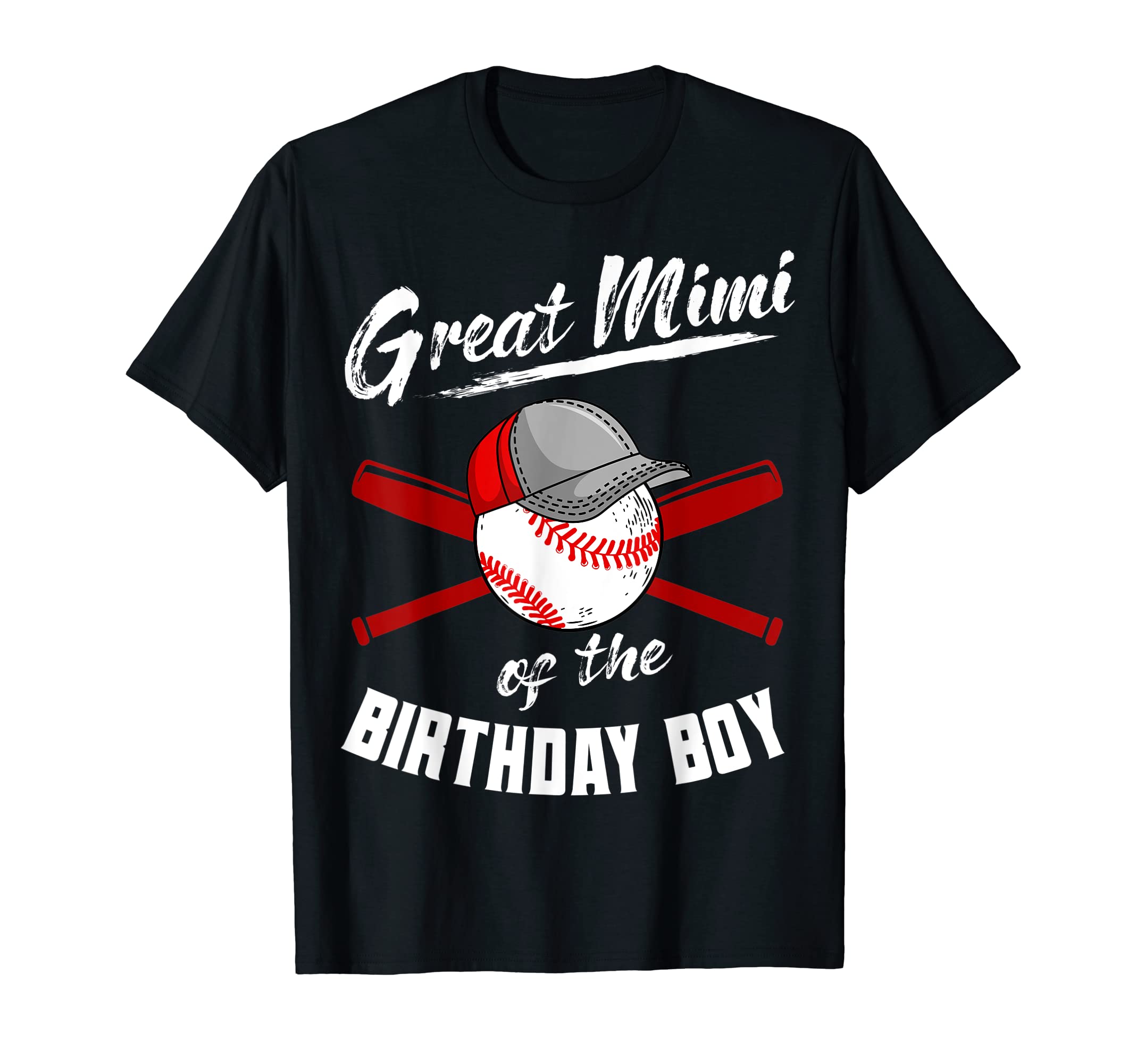 Great Mimi Birthday Baseball Bday Party T-Shirt - Trendy Graphic for Adults - T-Shirt, Sweatshirt, Hoodie