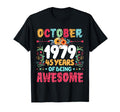 Since October 1979 45 Years Being T-Shirt - Graphic Print for Adults - T-Shirt, Sweatshirt, Hoodie