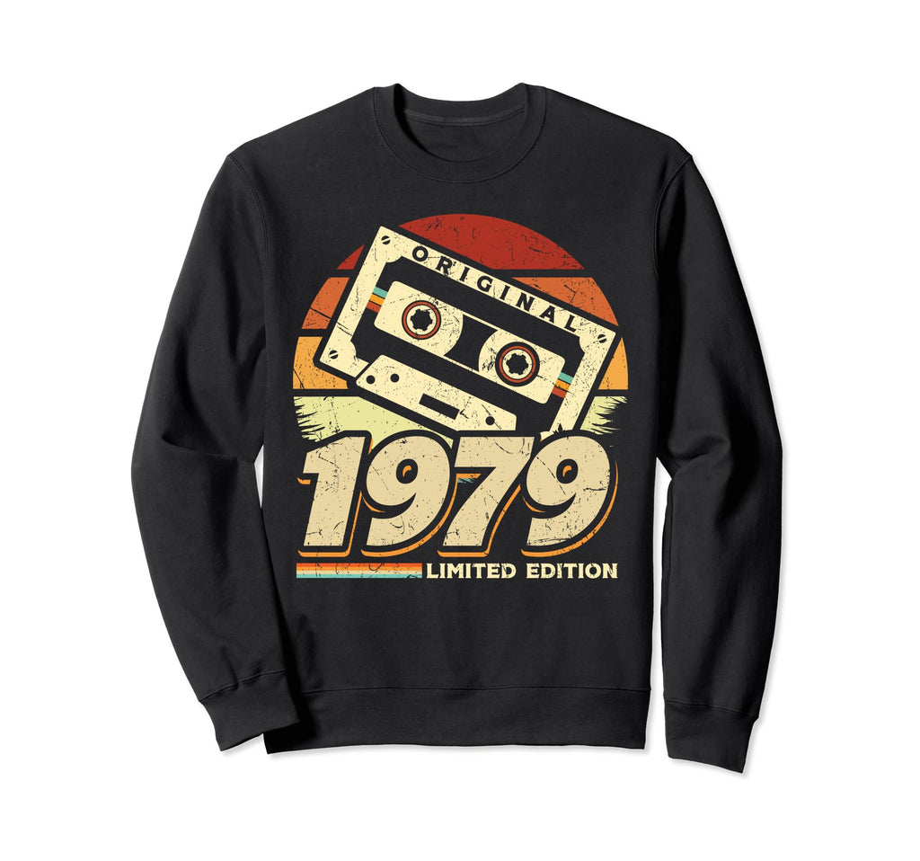 1979 Cassette Tape 45Th Birthday Sweatshirt - Minimalist Print Unisex - T-Shirt, Sweatshirt, Hoodie