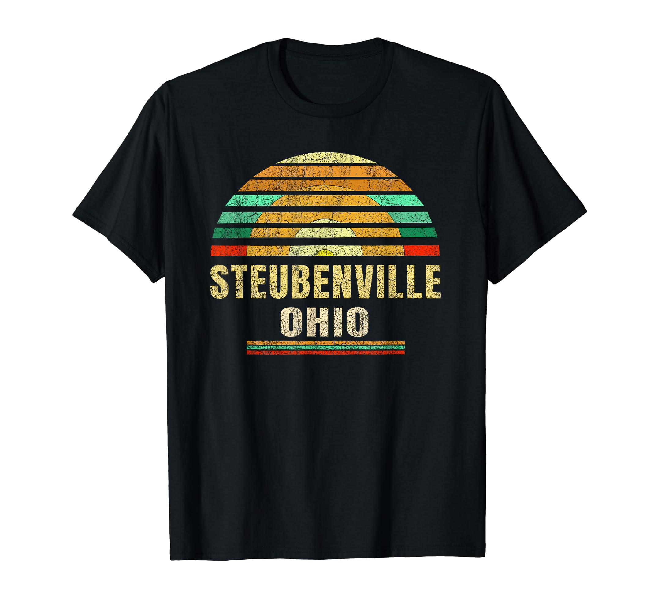 Steubenville Ohio Oh Home Gift Sunset T-Shirt - Aesthetic Graphic Men Women - T-Shirt, Sweatshirt, Hoodie
