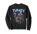Turkey 90S Heavy Metal Turkey Farm Sweatshirt - Novelty Apparel Unisex - T-Shirt, Sweatshirt, Hoodie