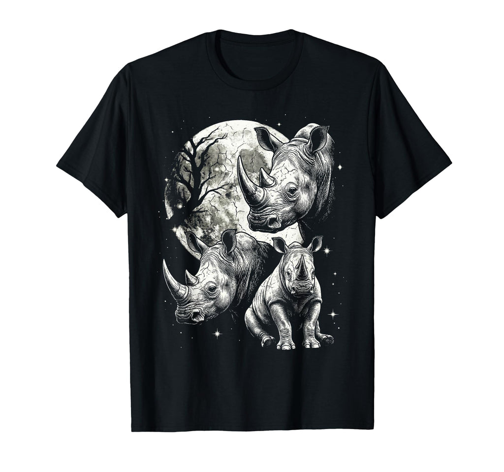 Rhino 90S Aesthetic Y2K Rhinoceros T-Shirt - Streetwear Style Unisex - T-Shirt, Sweatshirt, Hoodie