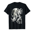 Rhino 90S Aesthetic Y2K Rhinoceros T-Shirt - Streetwear Style Unisex - T-Shirt, Sweatshirt, Hoodie