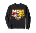 Mom Both Game Day Baseball Softball Sweatshirt - Unique Graphic Men Women - T-Shirt, Sweatshirt, Hoodie