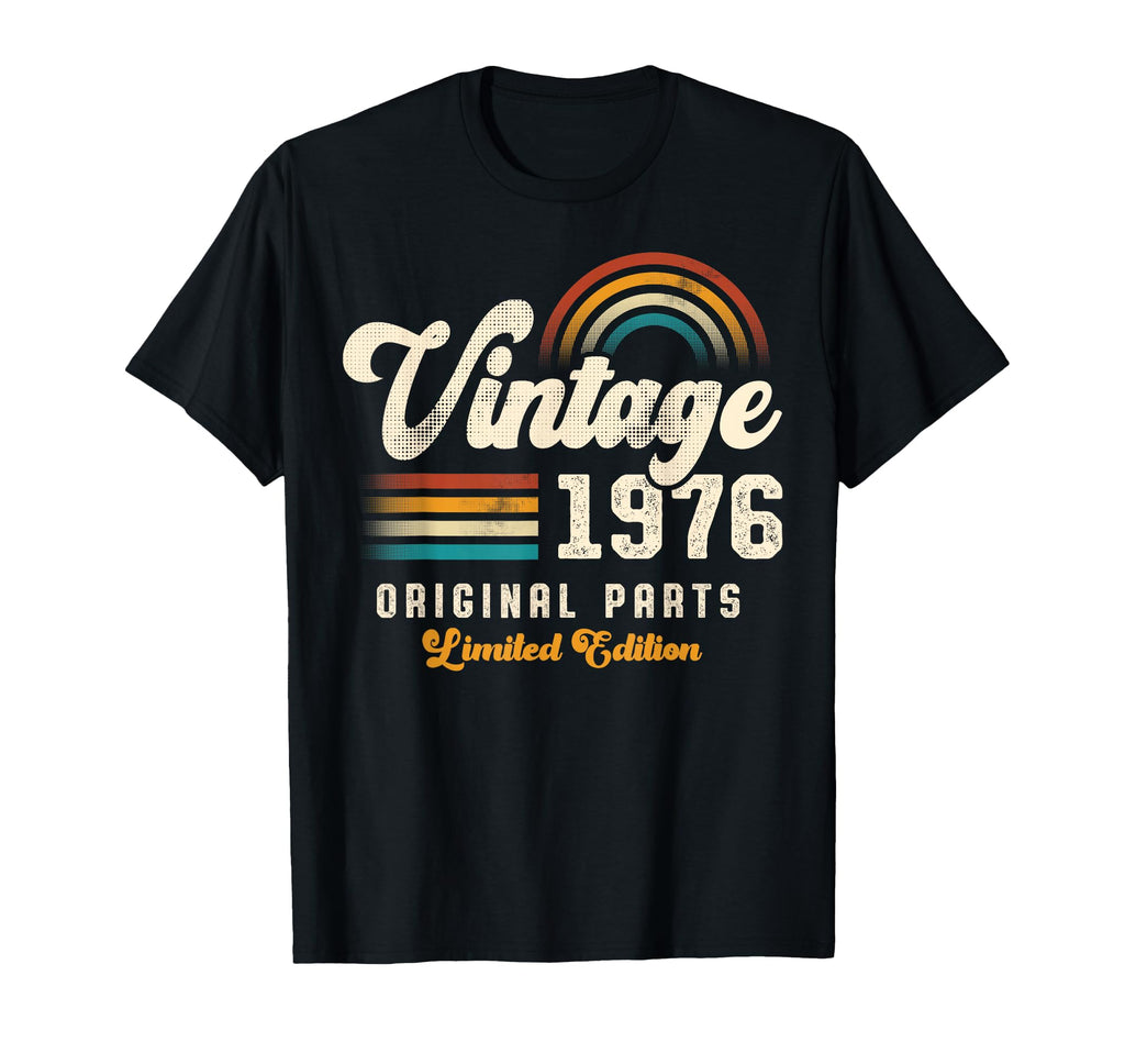 1976 Original Parts 50Th Birthday T-Shirt - Unique Graphic Men Women - T-Shirt, Sweatshirt, Hoodie