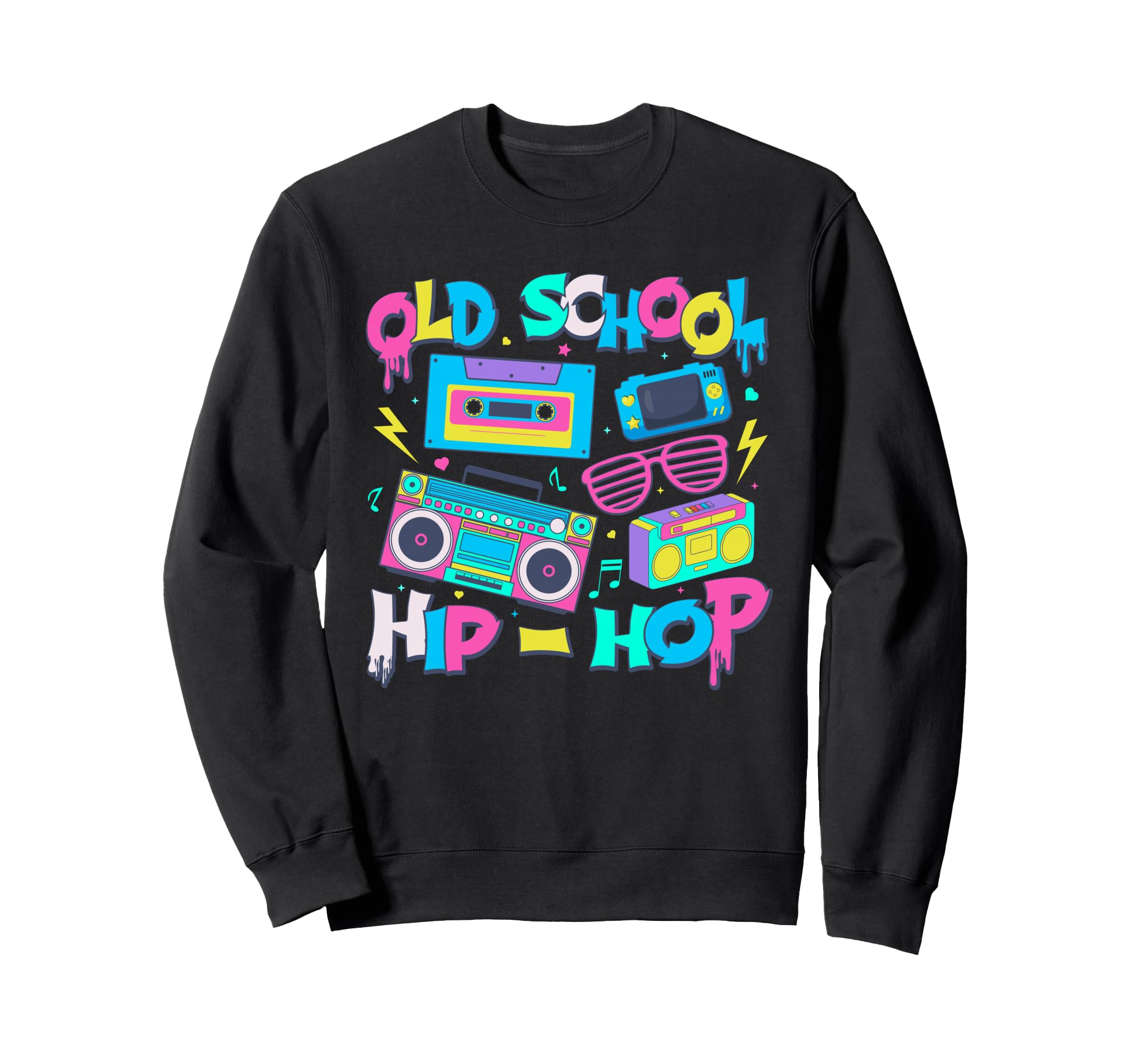 Old School Hip Hop 80S 90S Music Sweatshirt - Streetwear Style Men Women - T-Shirt, Sweatshirt, Hoodie