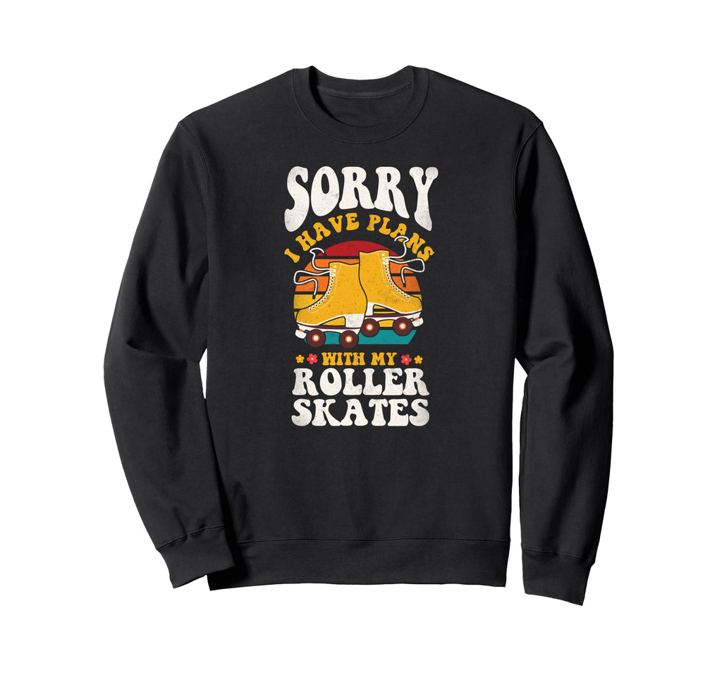 Roller Skating Skate 1970S Sweatshirt - Aesthetic Graphic Men Women - T-Shirt, Sweatshirt, Hoodie
