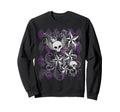 Y2K Grunge Skull Wings Star Sweatshirt - Minimalist Print for Adults - T-Shirt, Sweatshirt, Hoodie