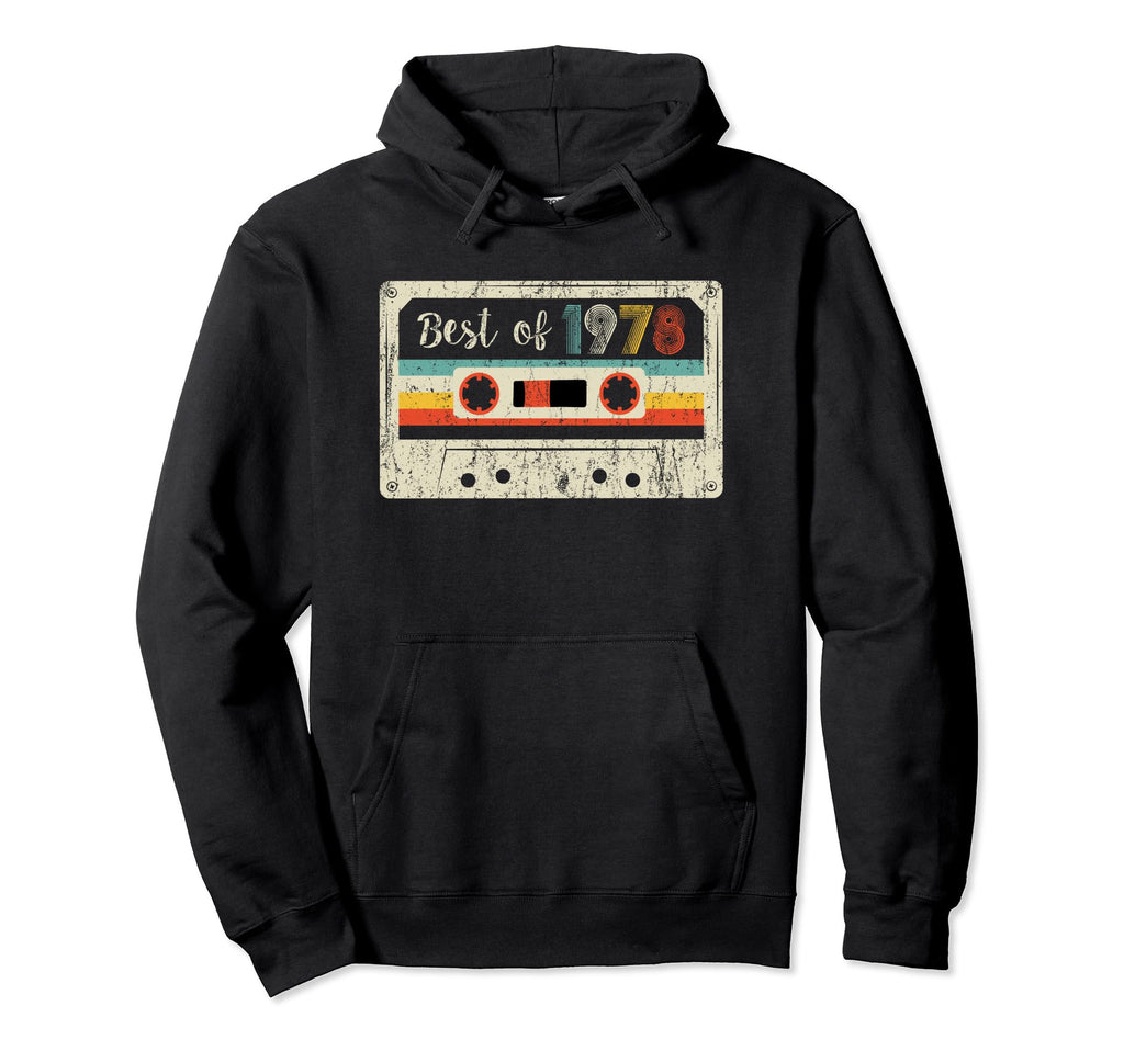 Best 1978 1978 Cassette Tape Birthday Hoodie - Unique Graphic Unisex - T-Shirt, Sweatshirt, Hoodie