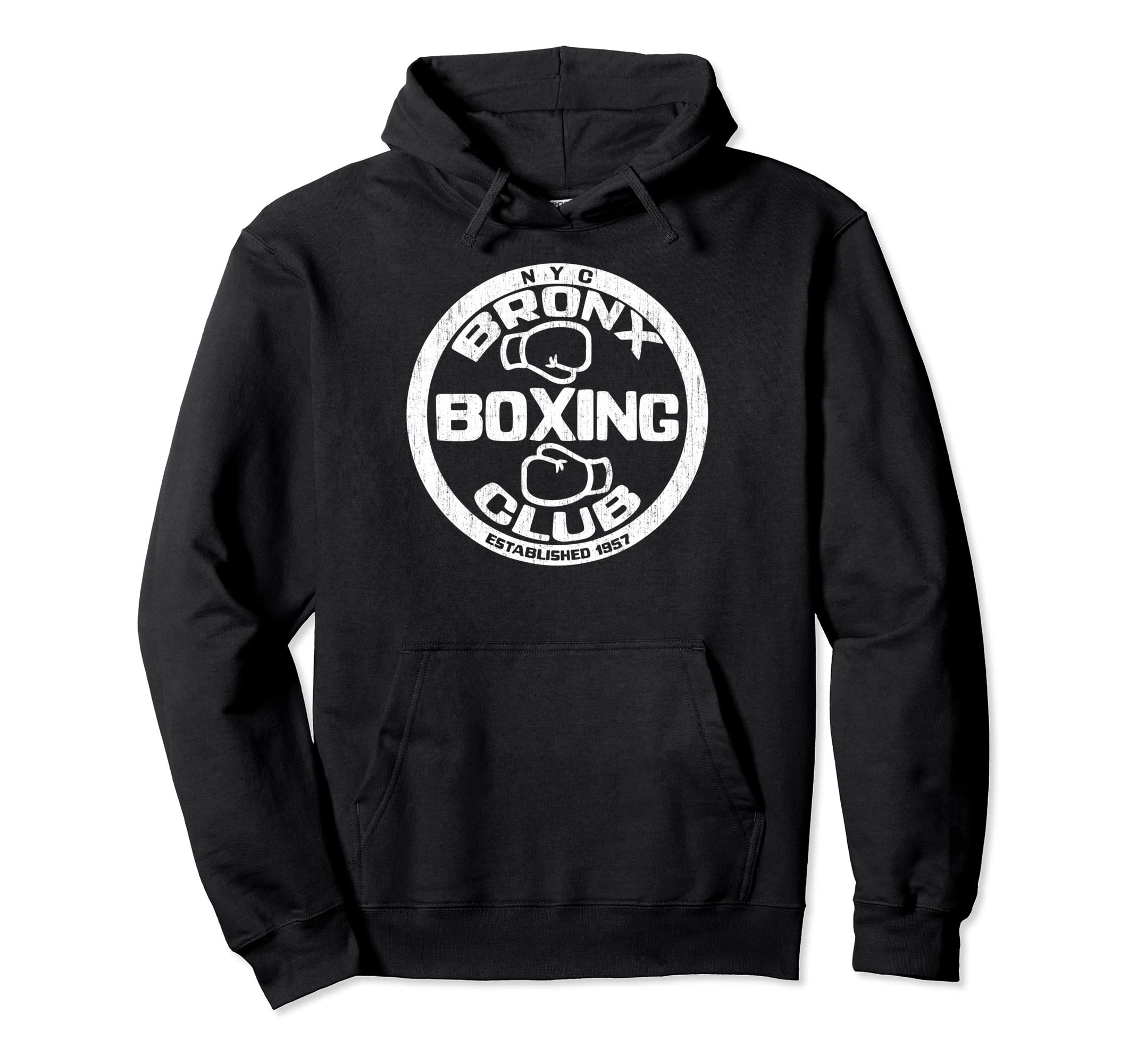 Bronx Boxing Club Squared Circle Hoodie - Aesthetic Graphic for Adults - T-Shirt, Sweatshirt, Hoodie