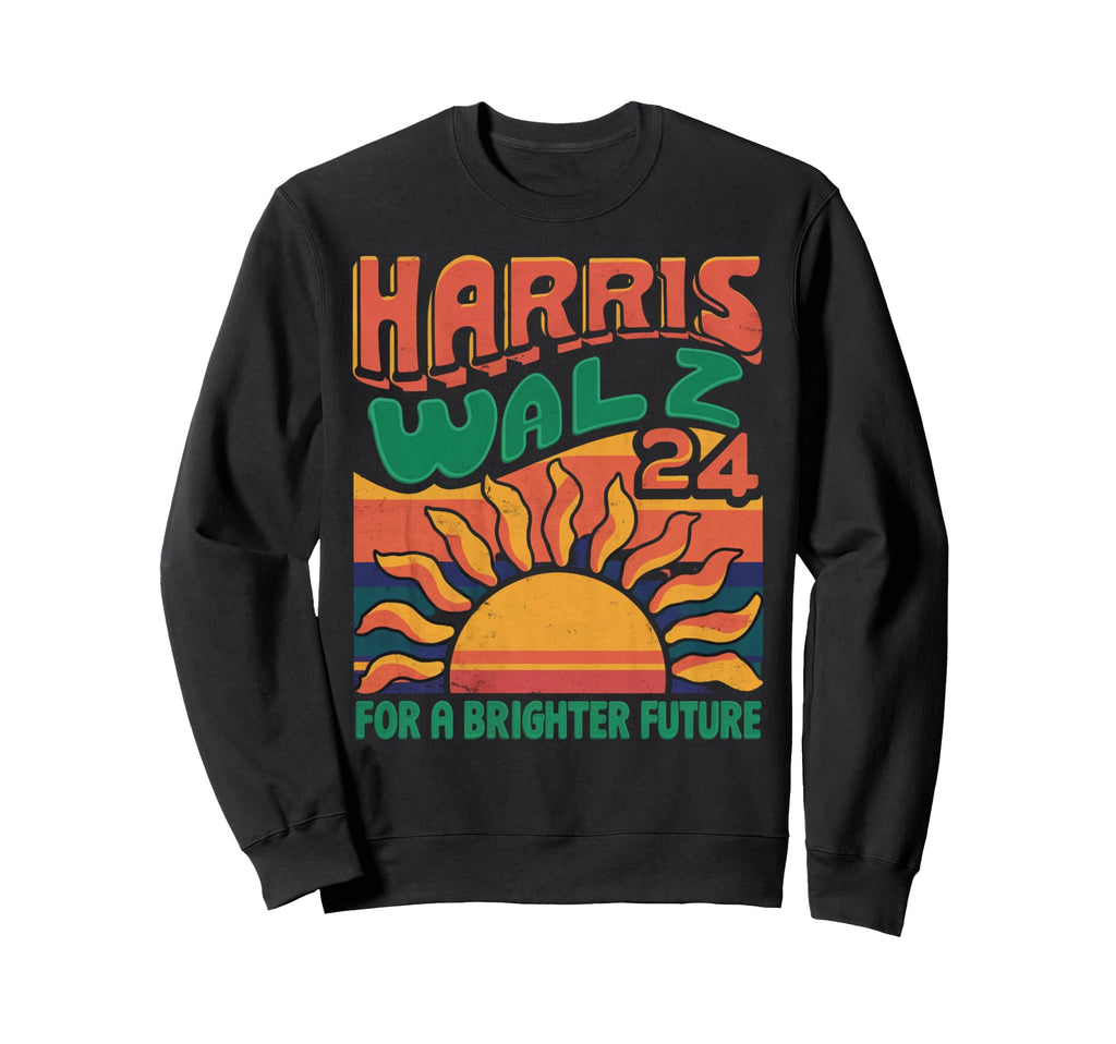 Harris Walz Boho Kamala 2024 Sweatshirt - Unique Graphic for Adults - T-Shirt, Sweatshirt, Hoodie