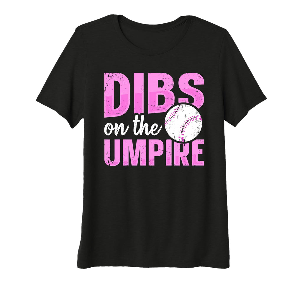 Womens Baseball Umpire Umpires Wife T-Shirt - Minimalist Print for Adults - T-Shirt, Sweatshirt, Hoodie