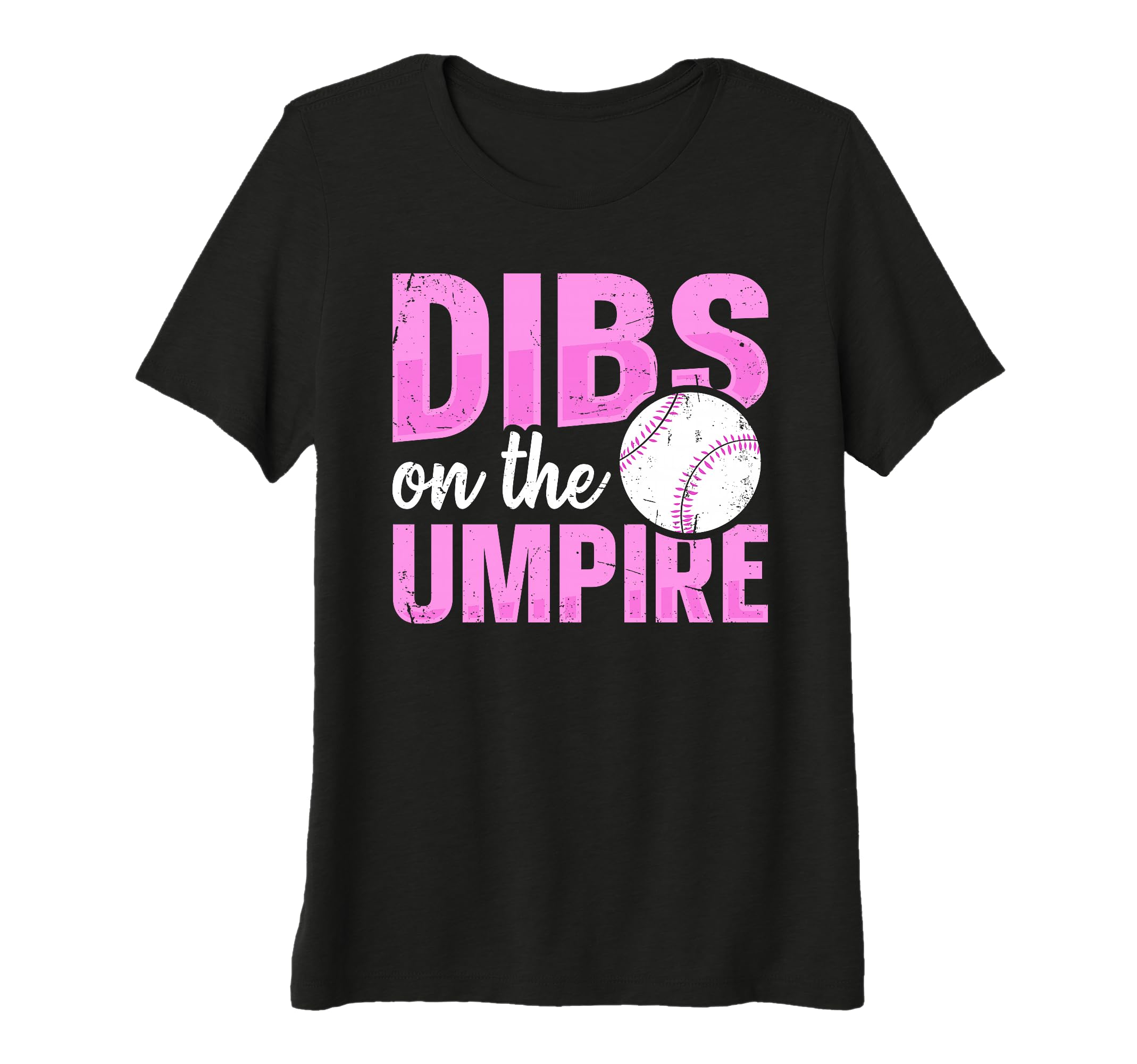 Womens Baseball Umpire Umpires Wife T-Shirt - Minimalist Print for Adults - T-Shirt, Sweatshirt, Hoodie