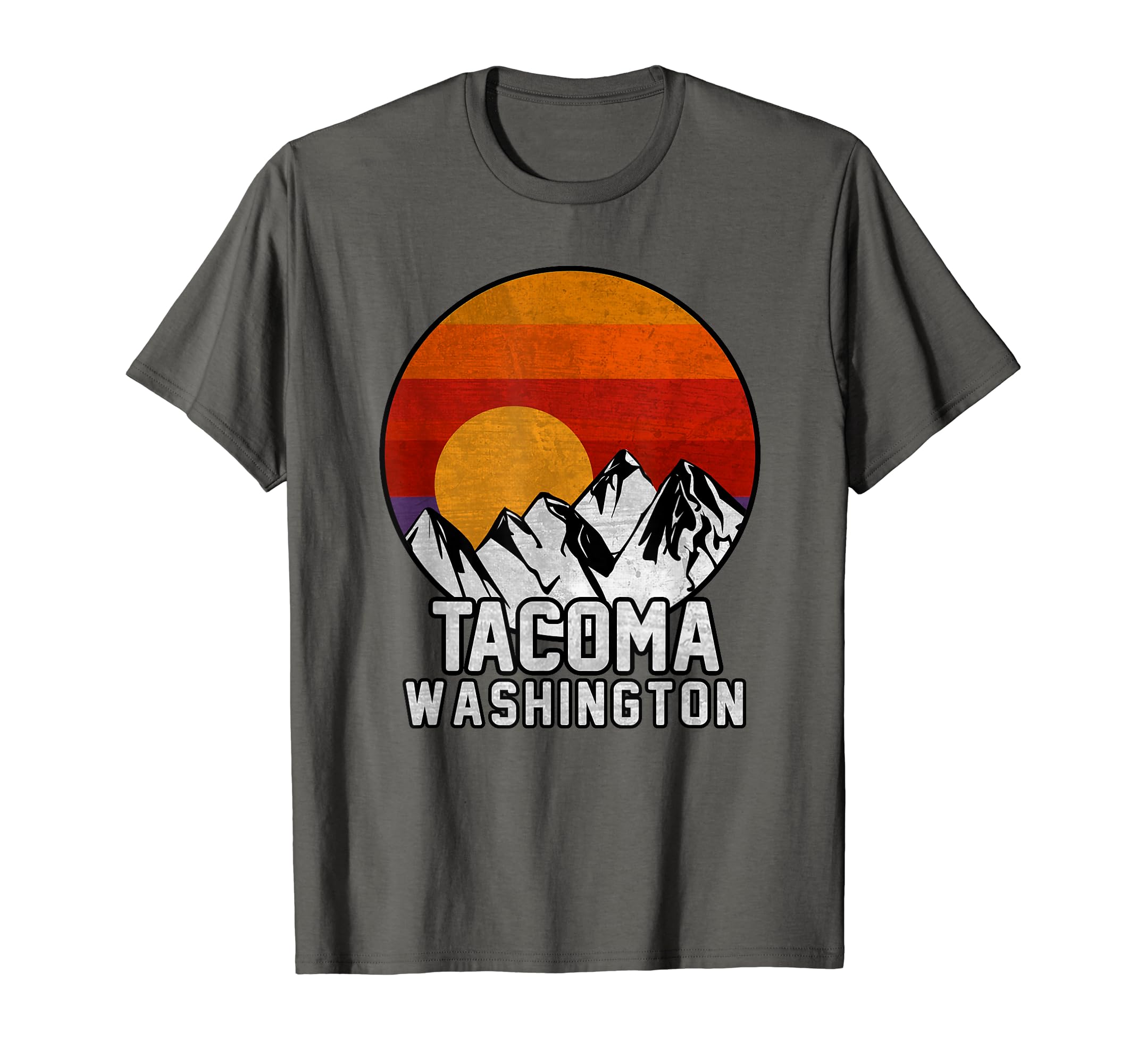 Tacoma Throwback Sunset T-Shirt - Fun Novelty Design Unisex - T-Shirt, Sweatshirt, Hoodie