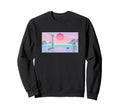 Vaporwave Aesthetic Trippy Vapor Sweatshirt - Unique Graphic for Adults - T-Shirt, Sweatshirt, Hoodie