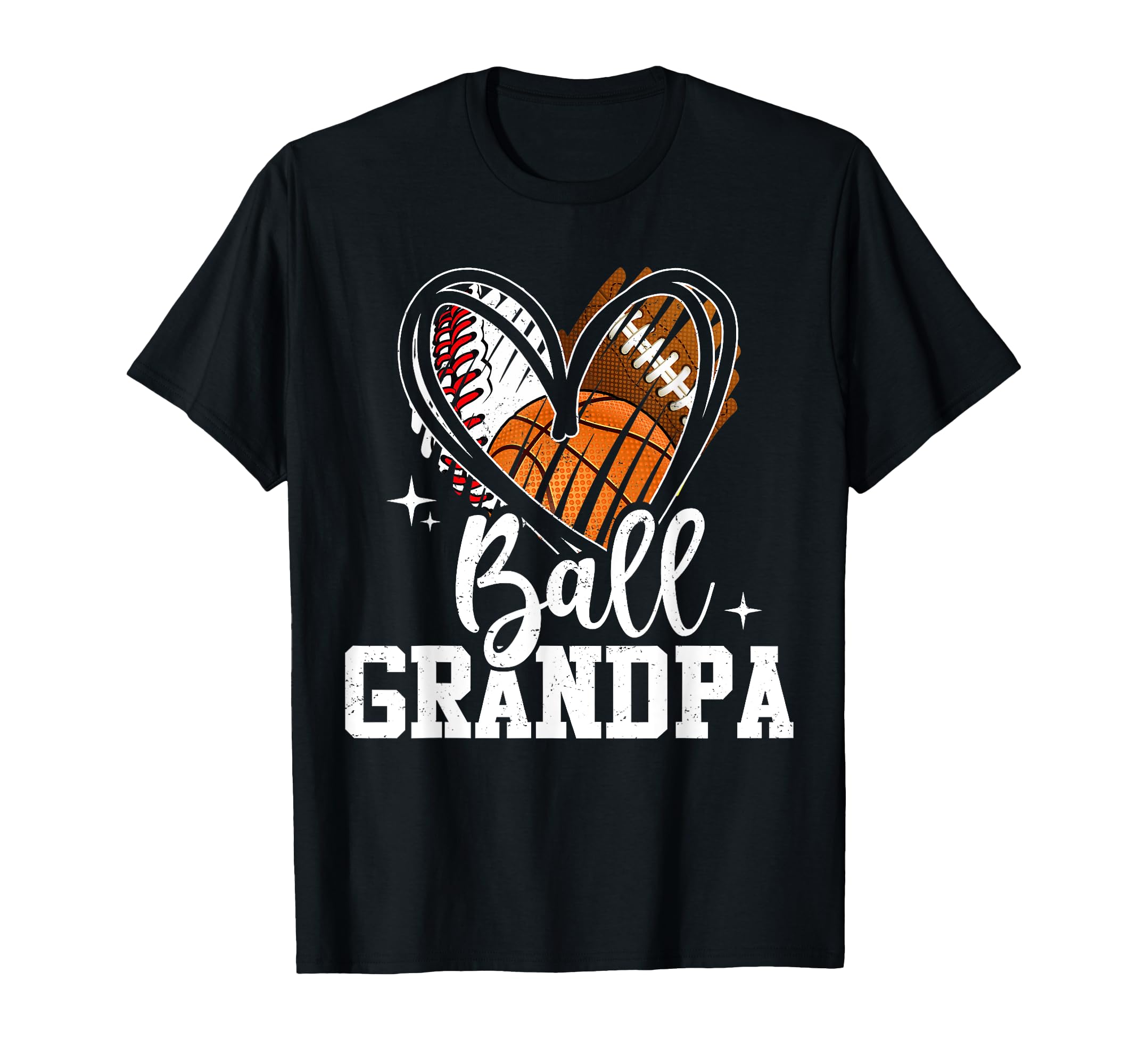 Ball Grandpa Baseball Football T-Shirt - Streetwear Style for Adults - T-Shirt, Sweatshirt, Hoodie