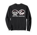 Infinite Love Pete Crow Sweatshirt - Fun Novelty Design Men Women - T-Shirt, Sweatshirt, Hoodie