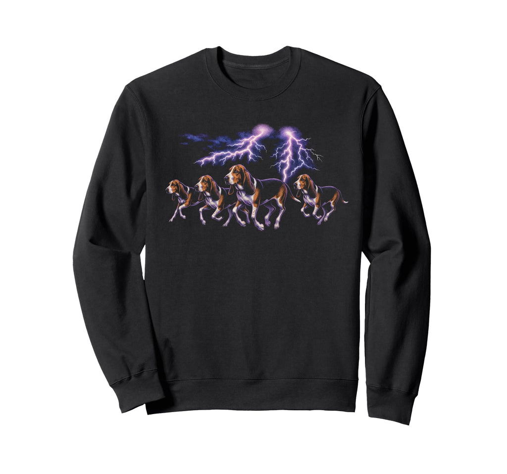 Basset Hound 90S Dog Lover 80S Sweatshirt - Custom Art Print Men Women - T-Shirt, Sweatshirt, Hoodie