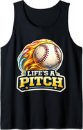Life's A Pitch Funny Baseball Pitcher Player Merch - Adult & Kids T-Shirts, Sweatshirts & Hoodies apparel design preview 1