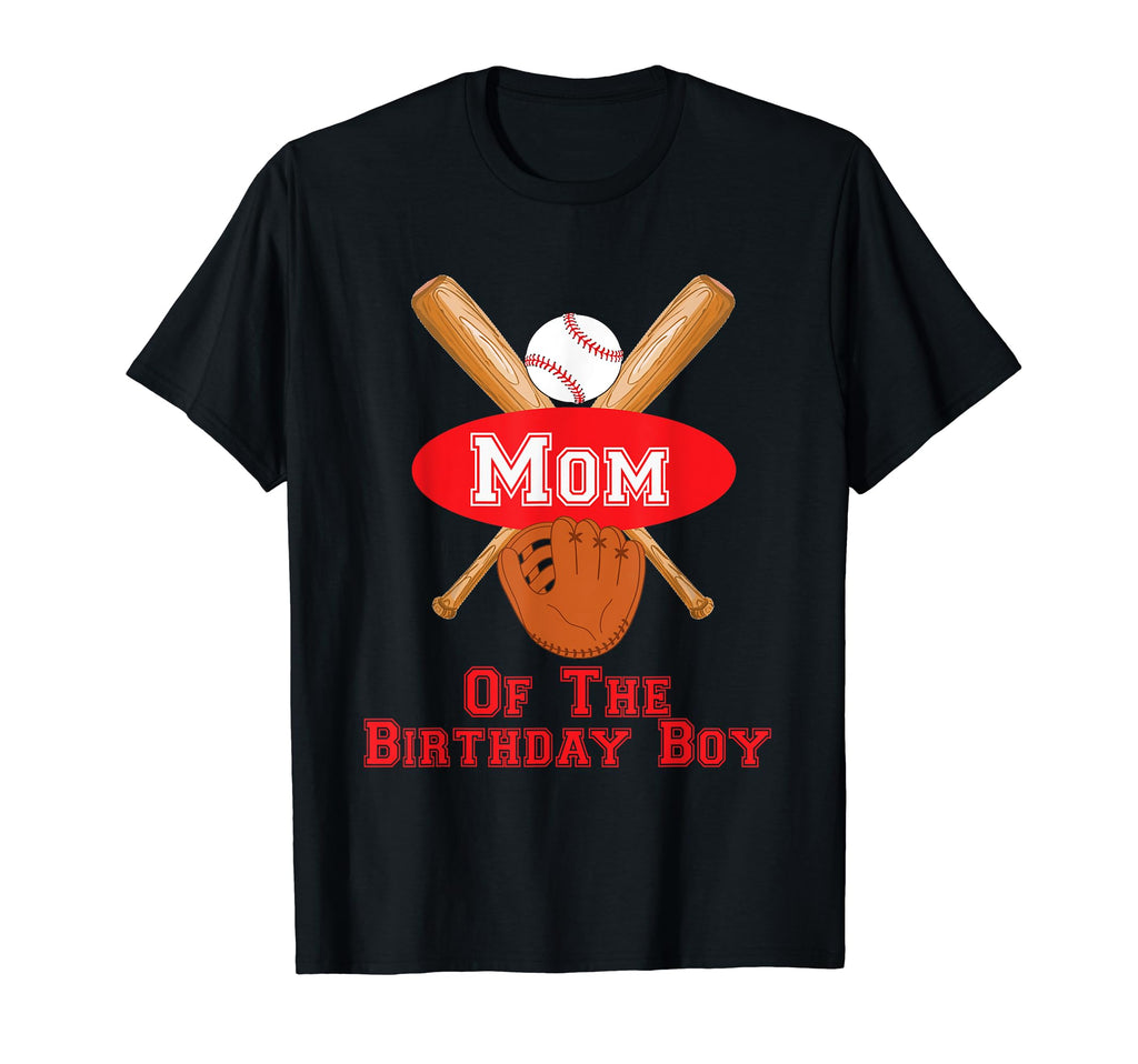 Mom Birthday Baseball Party T-Shirt - Custom Art Print for Adults - T-Shirt, Sweatshirt, Hoodie