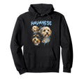 Havanese 90S Heavy Metal Dog Lover Havanese Hoodie - Novelty Apparel Unisex - T-Shirt, Sweatshirt, Hoodie