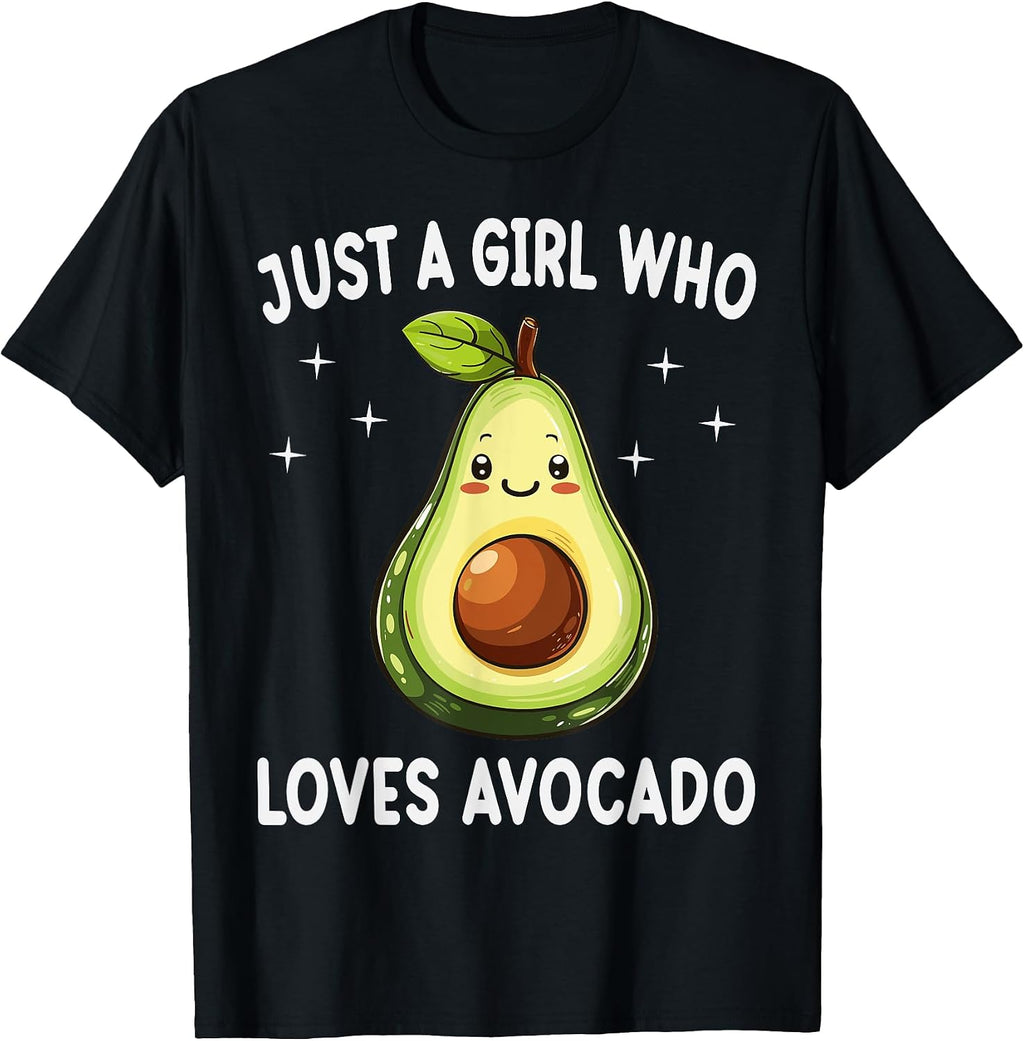 Just A Girl Who Loves Avocado - Adult & Kids T-Shirts, Sweatshirts & Hoodies apparel design preview 1