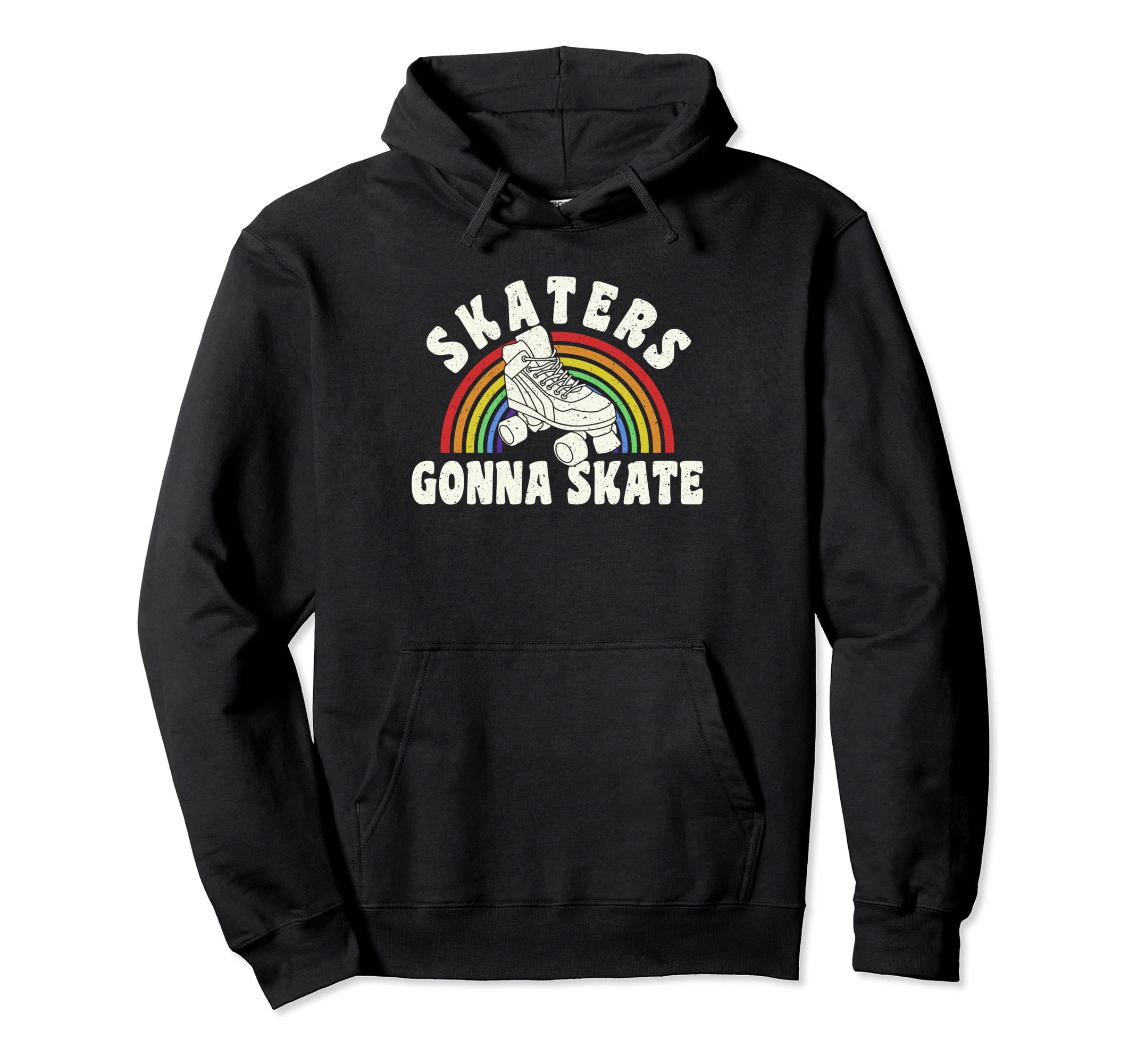 Skaters Gonna Skate Roller Derby Hoodie - Graphic Print for Adults - T-Shirt, Sweatshirt, Hoodie