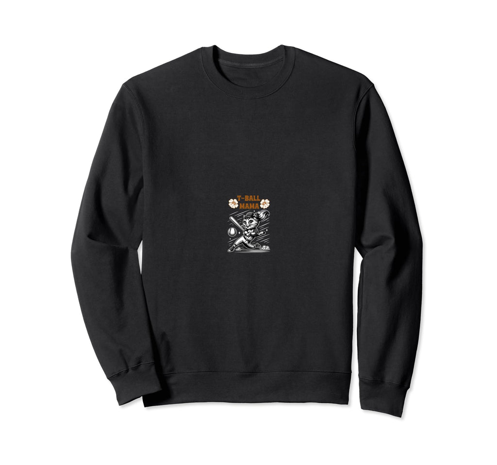 Teeball Mom Leopard T Ball Mom Sweatshirt - Trendy Graphic Men Women - T-Shirt, Sweatshirt, Hoodie