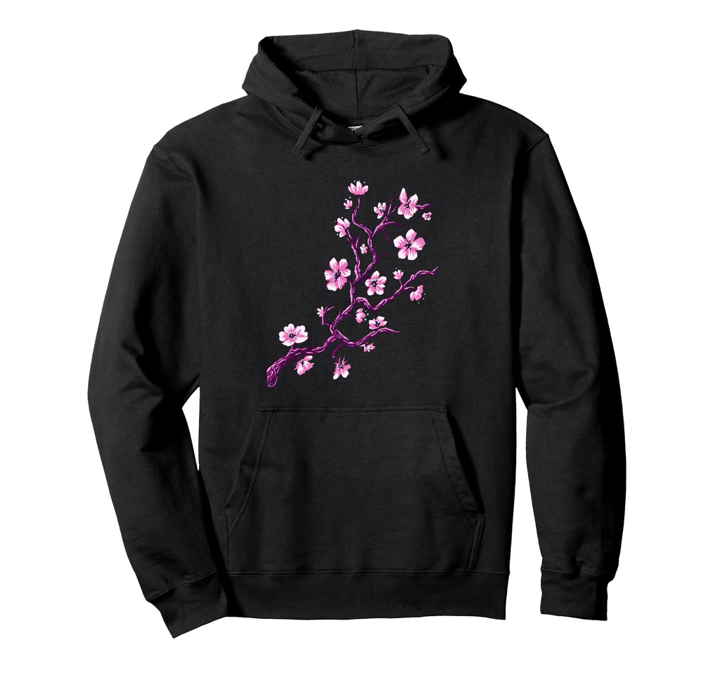 Vaporwave Japan Japanese Cherry Blossom Hoodie - Novelty Apparel Men Women - T-Shirt, Sweatshirt, Hoodie