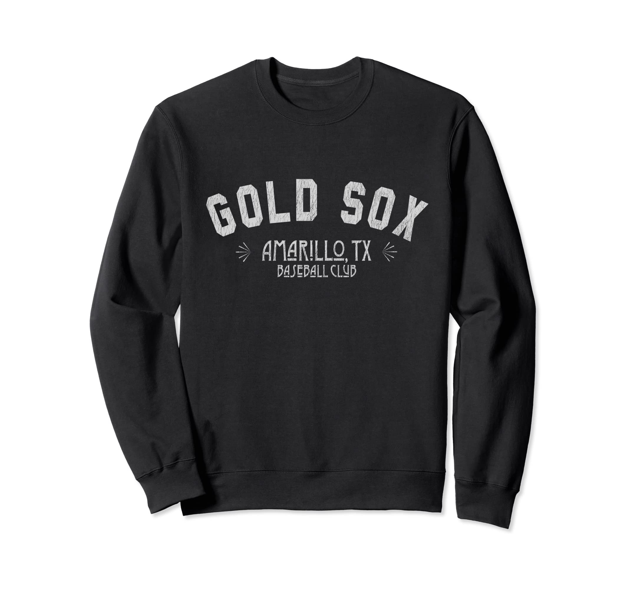 Amarillo Gold Sox Old School Sweatshirt - Custom Art Print for Adults - T-Shirt, Sweatshirt, Hoodie