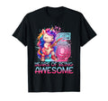 6 Years Being Awesome Unicorn Rock T-Shirt - Streetwear Style for Adults - T-Shirt, Sweatshirt, Hoodie