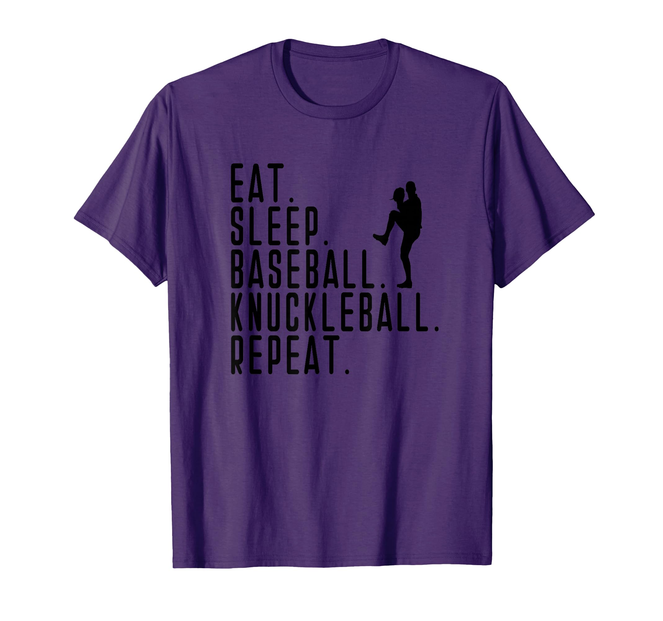 Eat Sleep Knuckleball Pitcher T-Shirt - Streetwear Style for Adults - T-Shirt, Sweatshirt, Hoodie