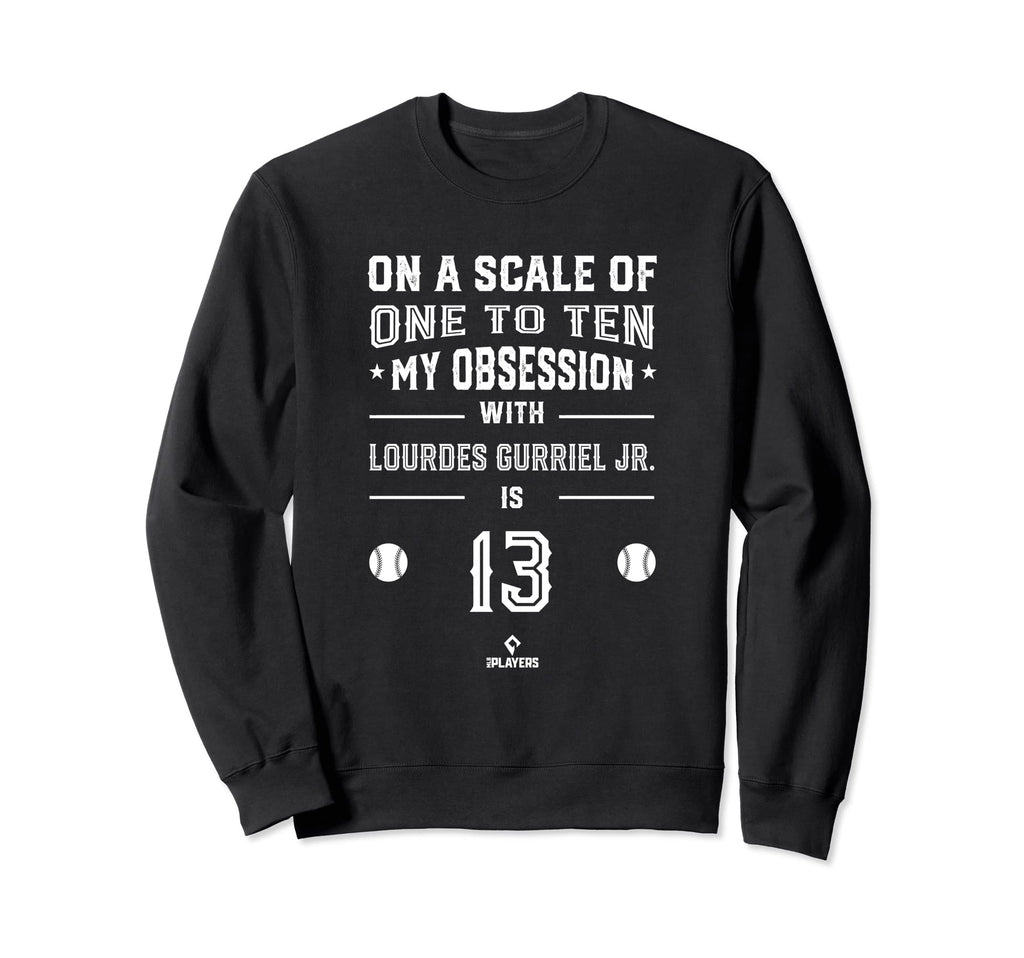 Lourdes Gurriel Jr Obsession Mlbpa Sweatshirt - Minimalist Print Men Women - T-Shirt, Sweatshirt, Hoodie