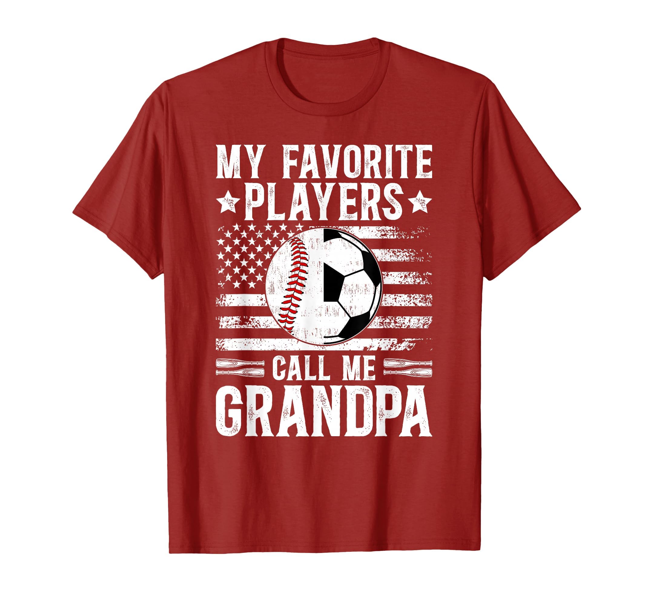 My Favorite Players Call Me Grandpa Soccer T-Shirt - Graphic Print Unisex - T-Shirt, Sweatshirt, Hoodie