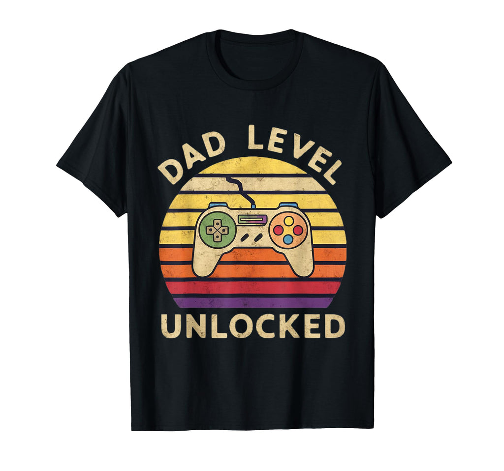 Dad Level Unlocked Funny New Dad Gifts T-Shirt - Aesthetic Graphic Unisex - T-Shirt, Sweatshirt, Hoodie
