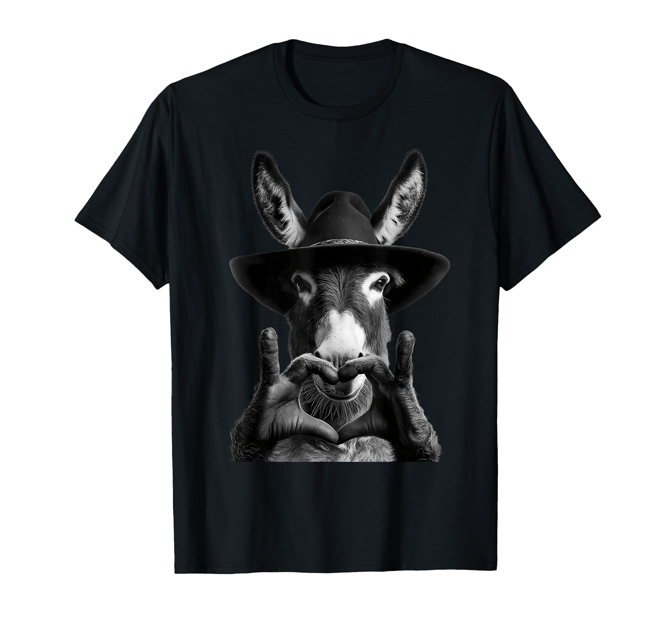 Donkey Cowboy Rodeo Cowgirl Western T-Shirt - Novelty Apparel Men Women - T-Shirt, Sweatshirt, Hoodie