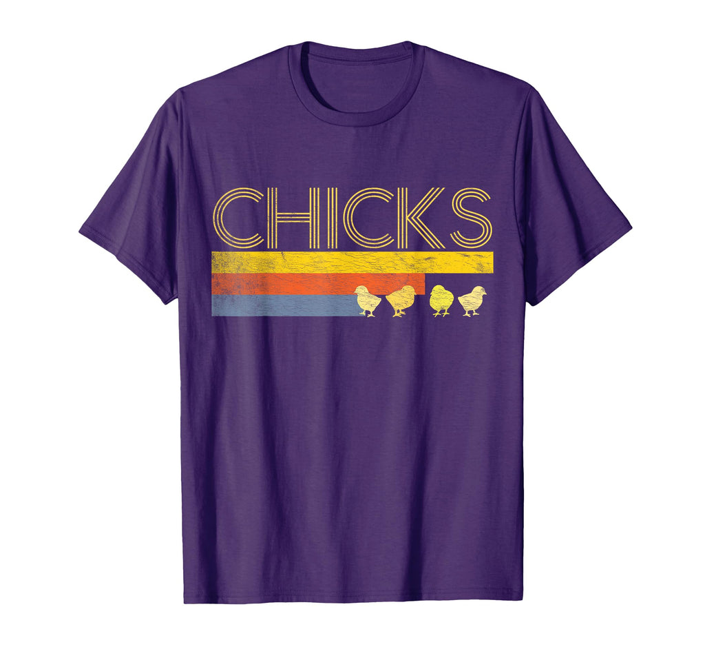 Funny Striped Easter Chicks Chick T-Shirt - Fun Novelty Design Men Women - T-Shirt, Sweatshirt, Hoodie